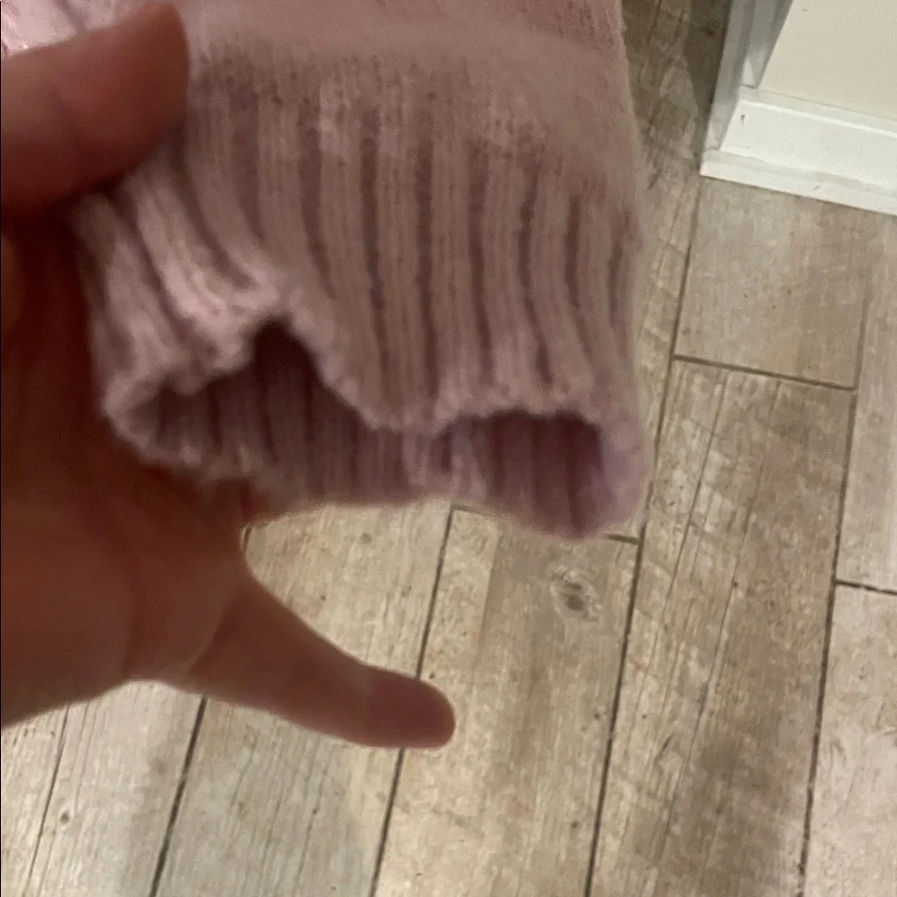 Pink Knit Sweater Dress - Picture 7 of 9